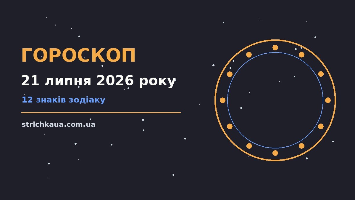Гороскоп на 21 липня 2026 року: поради для кожного знака Зодіаку