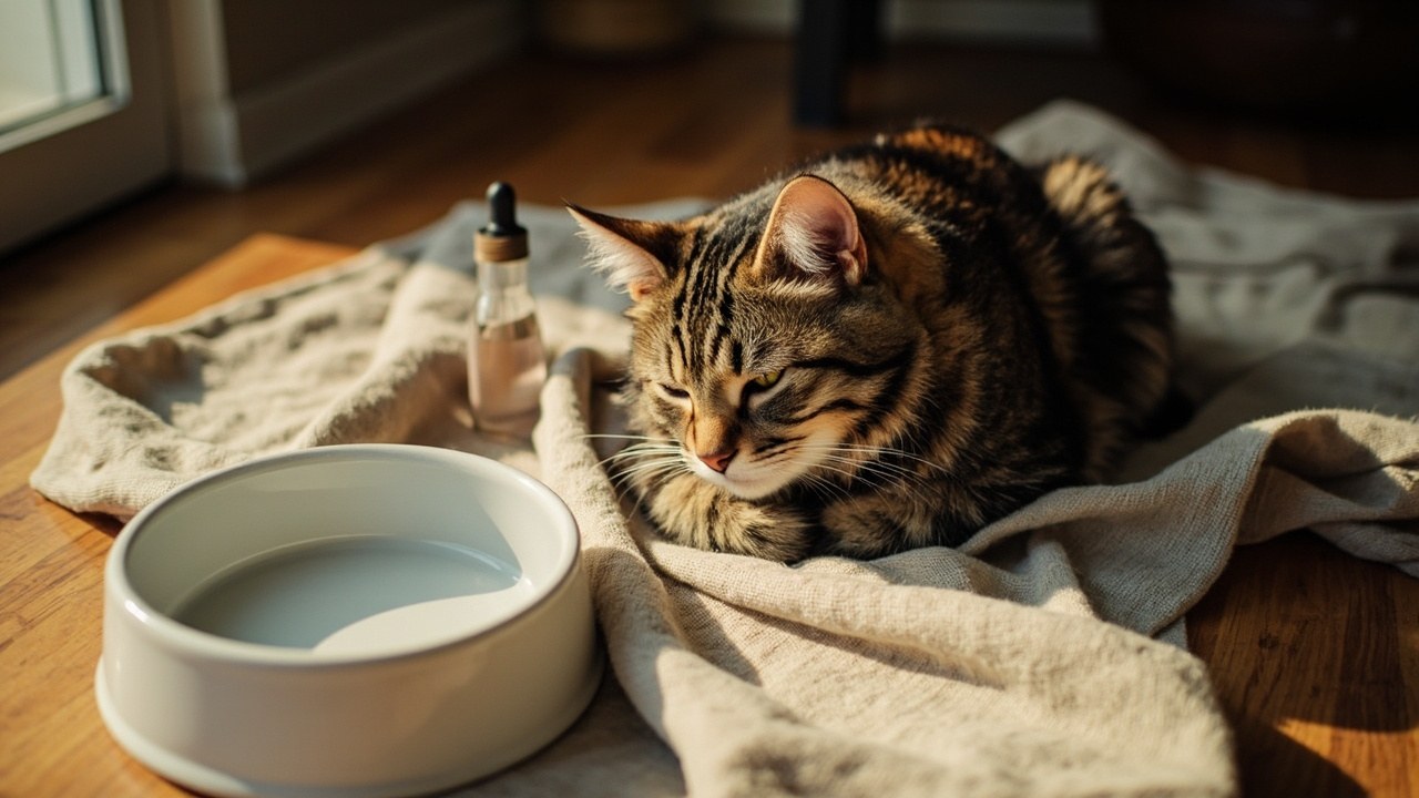 білі глисти у кота