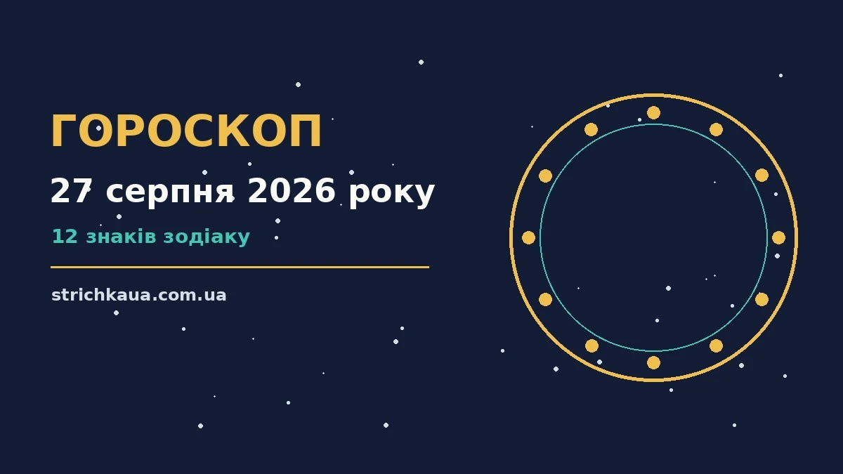 Зоряне небо над містом у вечірніх вогнях — символ настрою четверга 27 серпня 2026 року