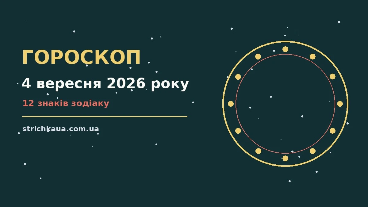 Зоряне небо над міською вулицею увечері 4 вересня, ілюстрація до щоденного гороскопу