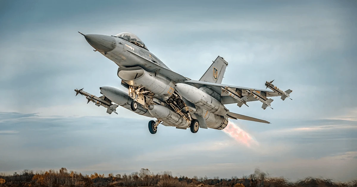 Винищувач F-16 бельгійських Повітряних сил