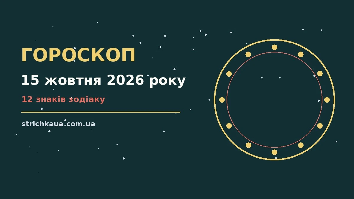 Астрологічний гороскоп на 15 жовтня 2026 року, чашка кави та записник із планами дня