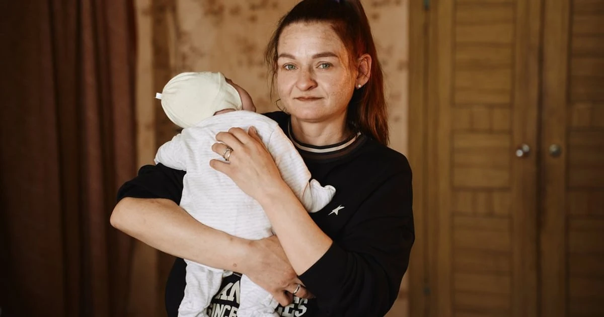 Ольга Крівогуб з донькою Катериною (фото «Суспільне Харків» / Вікторія Якименко).